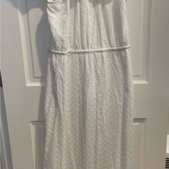 White maxi dress - eyelet- cotton- Style and co size PL - Picture 3 of 5